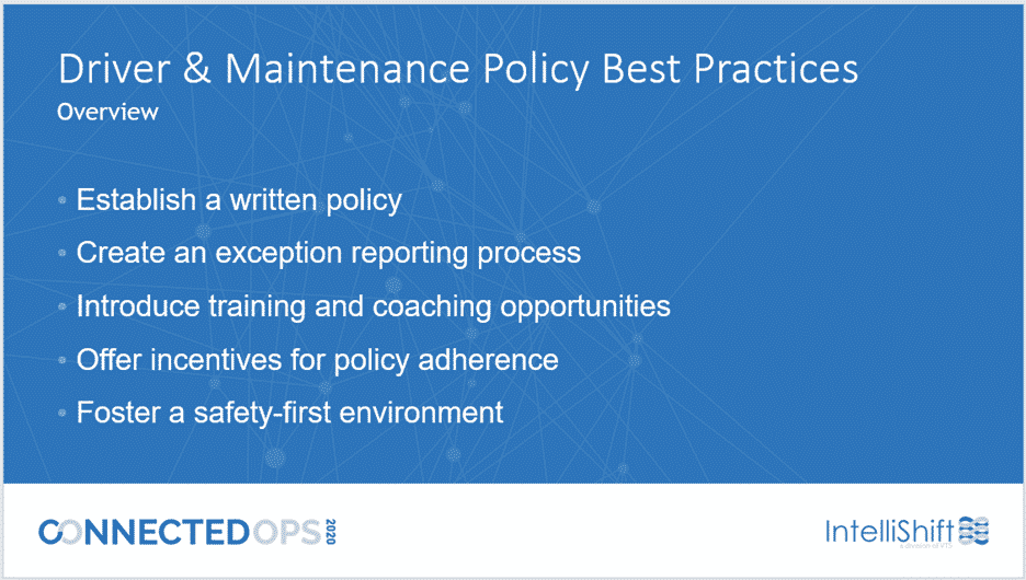 Best Practices in Driver Safety and Maintenance