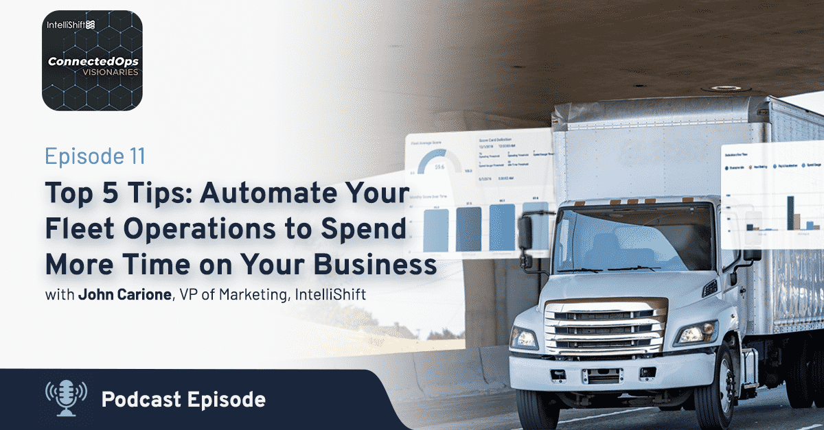 Automate fleet operations to save time