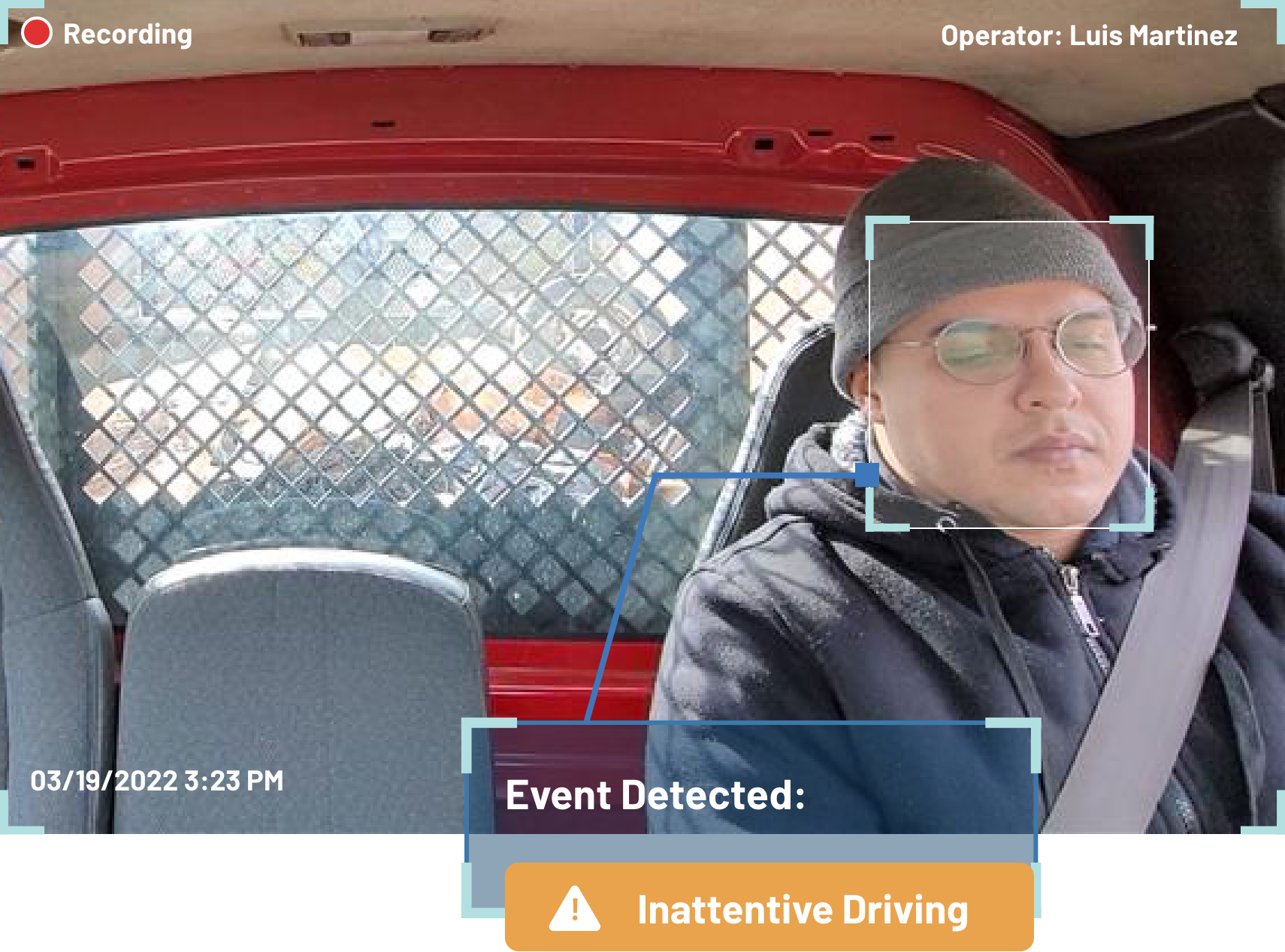 AI-Dashcams-Inattentive Driving