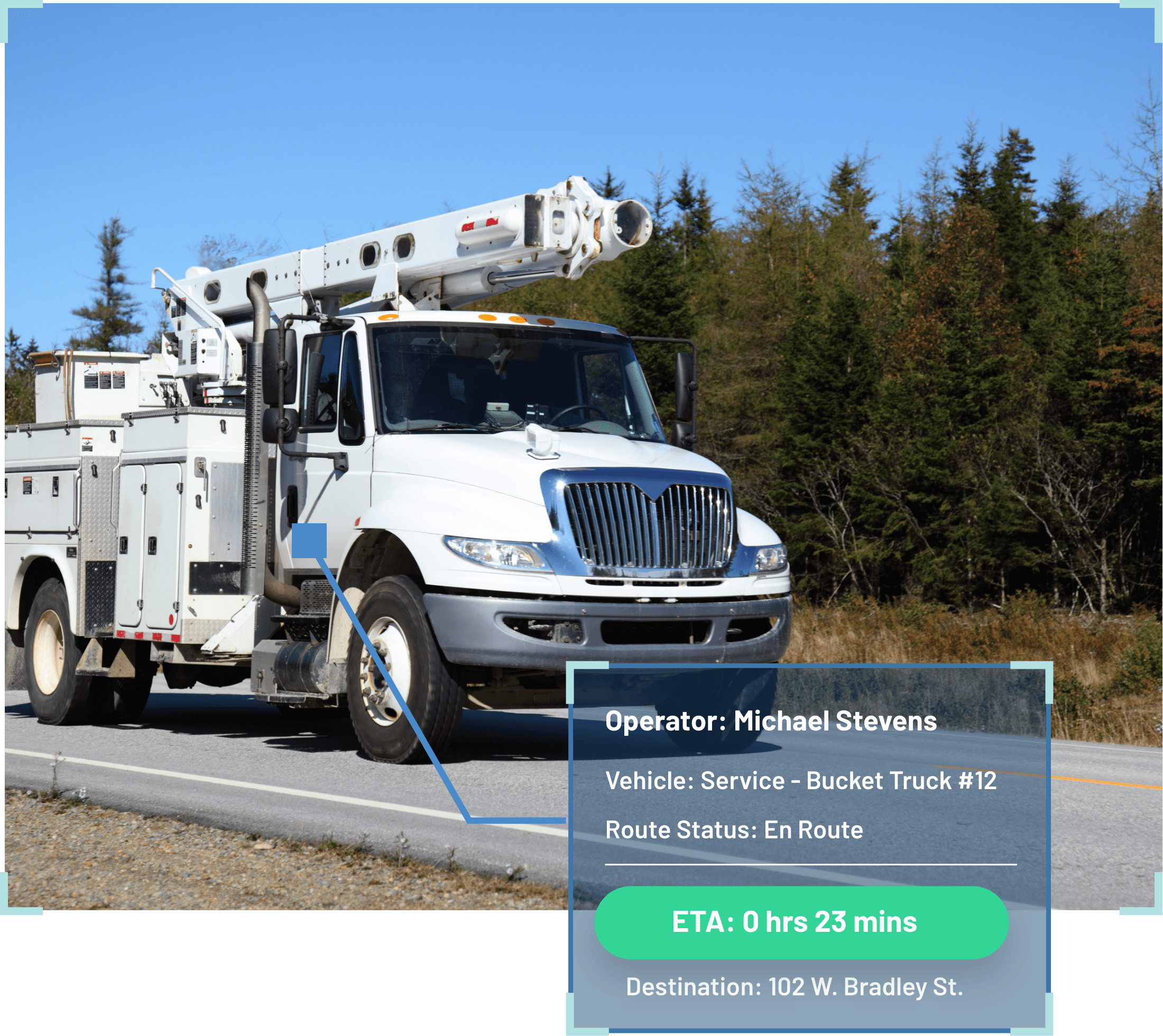 Utility truck fleet management