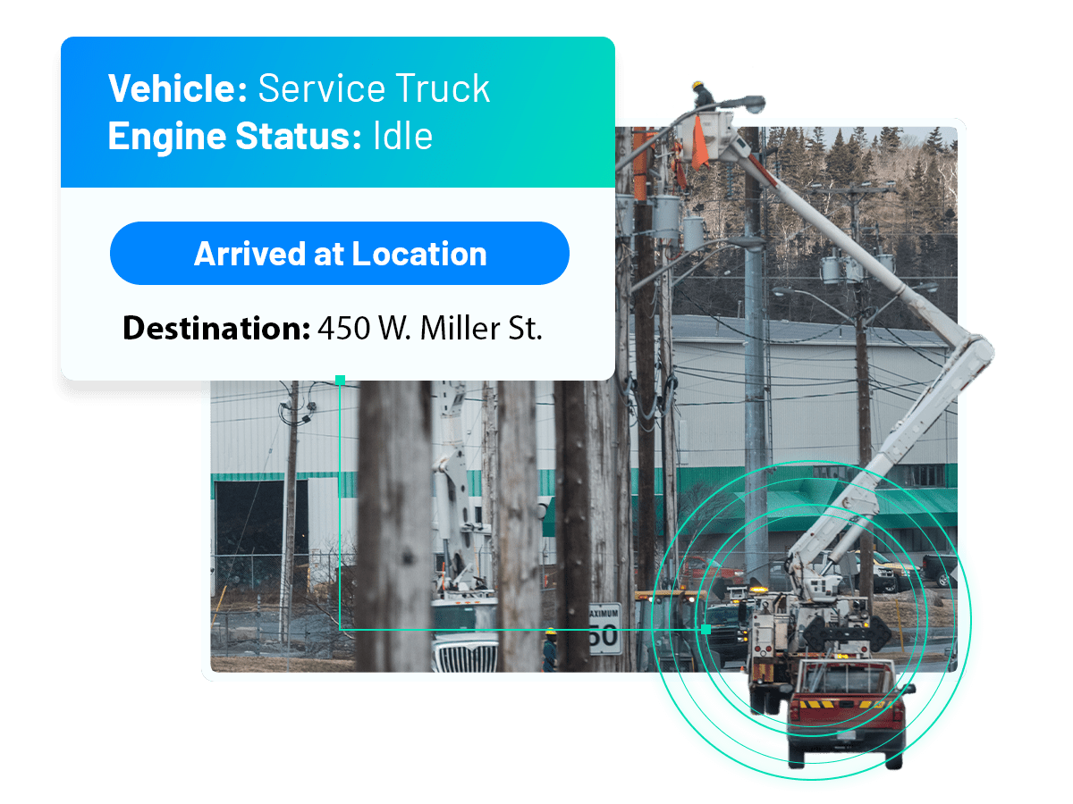 mapview of a connected vehicle