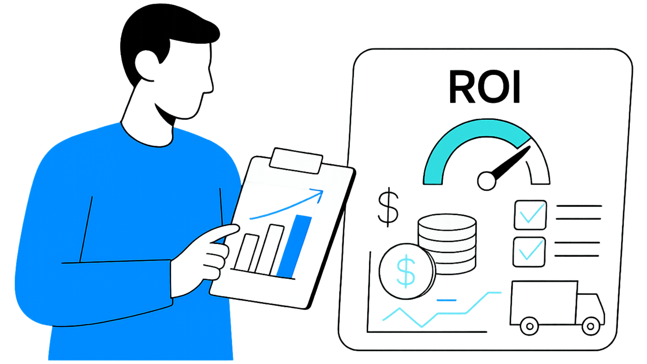 calculate roi fleet management software