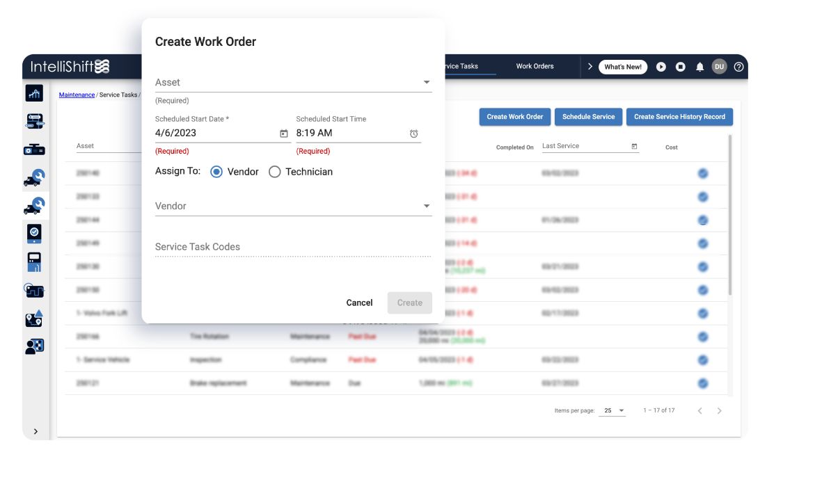 truck fleet maintenance software