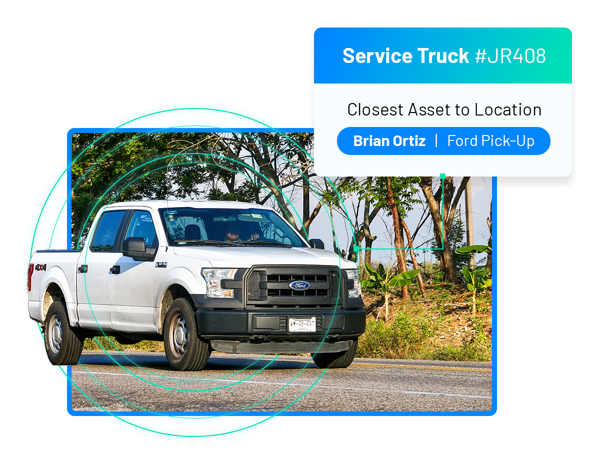 Field services fleet management overview graphic